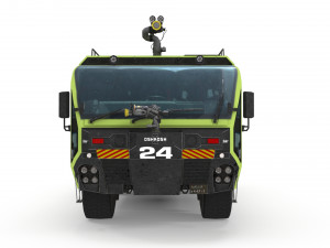 Oshkosh Striker 3000 6x6 Firetruck Modelo 3D