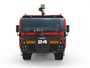 Oshkosh Striker 3000 6x6 Firetruck Modelo 3D
