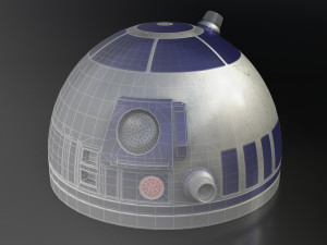 R2D2 Head 3D Model