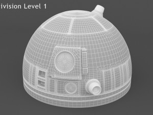 R2D2 Head 3D Model