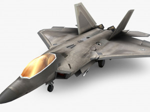 Raptor F22 Model 3D