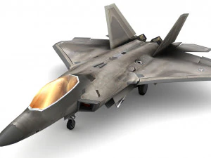 ラプター F22 3Dモデル