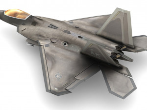 Raptor F22 Modelo 3D