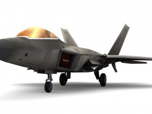 Raptor F22 Modelo 3D