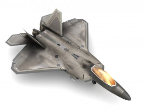 Raptor F22 Modelo 3D