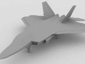 Raptor F22 Modelo 3D