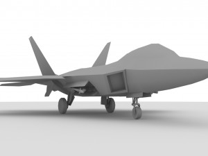 Raptor F22 Modelo 3D