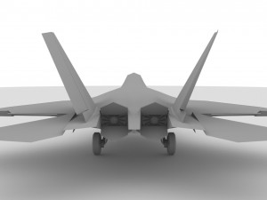 Raptor F22 Modelo 3D