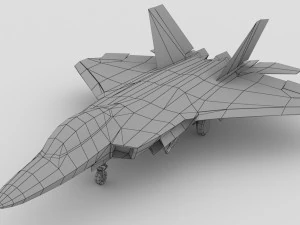 ラプター F22 3Dモデル