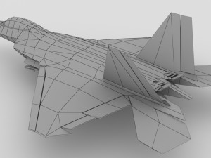 Raptor F22 Modelo 3D