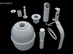 RGD-5 Grenade Modelo 3D