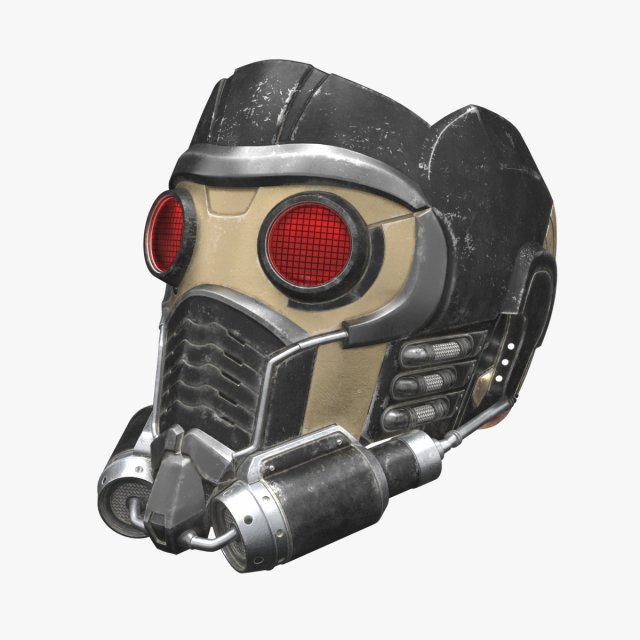 Star-Lord Mask Modelo 3D .c4d .max .obj .3ds .fbx .stl .blend 