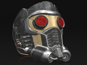 Star-Lord Mask Modelo 3D