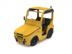 TLD JST-25 Baggage Tractor 3D Model