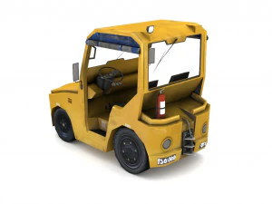 TLD JST-25 Baggage Tractor 3D Model