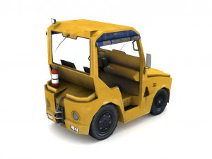 TLD JST-25 Baggage Tractor 3D Model