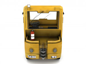 TLD JST-25 Baggage Tractor 3D Model