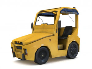 TLD JST-25 Baggage Tractor 3D Model
