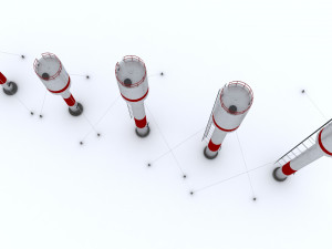 Water towers 3D-Modell