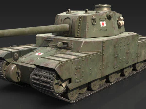 Type 2605 Super Heavy Tank 3D Model