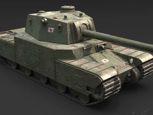 Type 2605 Super Heavy Tank 3D Model