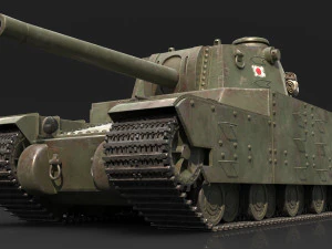 Type 2605 Super Heavy Tank 3D Model