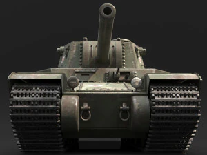 Type 2605 Super Heavy Tank 3D Model