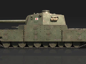 Type 2605 Super Heavy Tank 3D Model