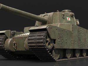 Type 2605 Super Heavy Tank Camouflages set 3D Model