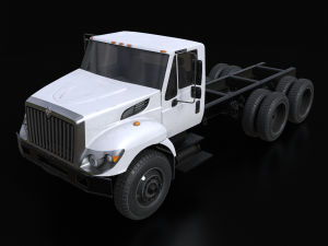 International Workstar 7400 Chassis White 3Dモデル