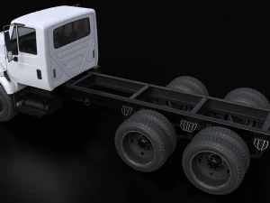 International Workstar 7400 Chassis White 3D Model