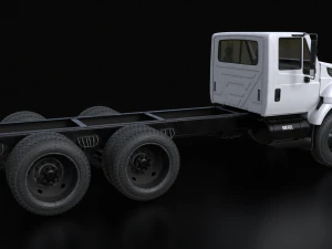 International Workstar 7400 Chassis White 3D Model