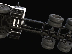 International Workstar 7400 Chassis White 3D Model