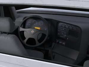 International Workstar 7400 Chassis White Model 3D