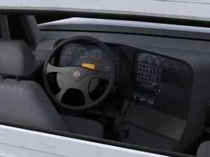 International Workstar 7400 Chassis White 3D Model