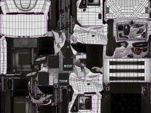 International Workstar 7400 Chassis White 3D Model