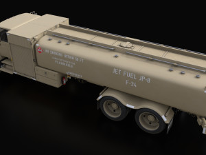 Kovatch R11-6000 Refueler Sand Modelo 3D
