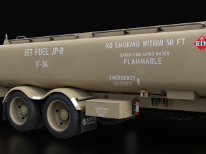 Kovatch R11-6000 Refueler Sand Modelo 3D