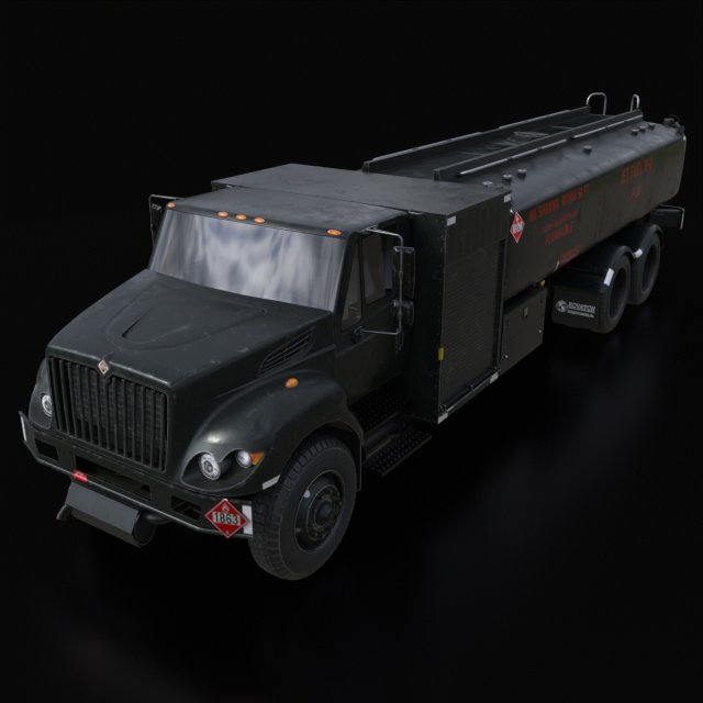 Kovatch R11-6000 Refueler Green 3D 模型 .c4d .max .obj .3ds .fbx .stl .blend 