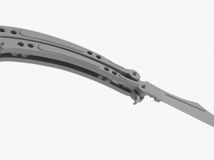 Butterfly Knifes Set 3D 模型
