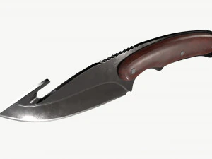 Gut Knifes Set 3D Model