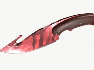 Gut Knifes Set 3D 模型