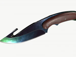 Gut Knifes Set 3D Model