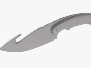 Gut Knifes Set 3D 模型