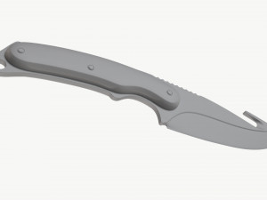 Gut Knifes Set 3D 模型
