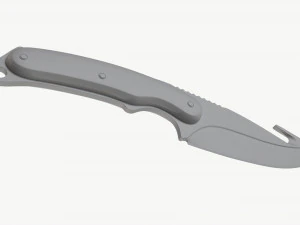 Gut Knifes Set 3D Model