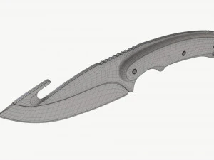 Gut Knifes Set 3D Model