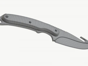 Gut Knifes Set 3D Model