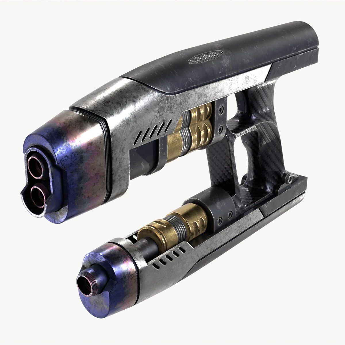 Star-Lord Blaster 3D Model .c4d .max .obj .3ds .fbx .stl .blend 