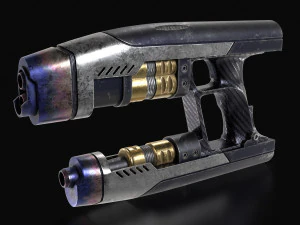 Star-Lord Blaster 3D Model